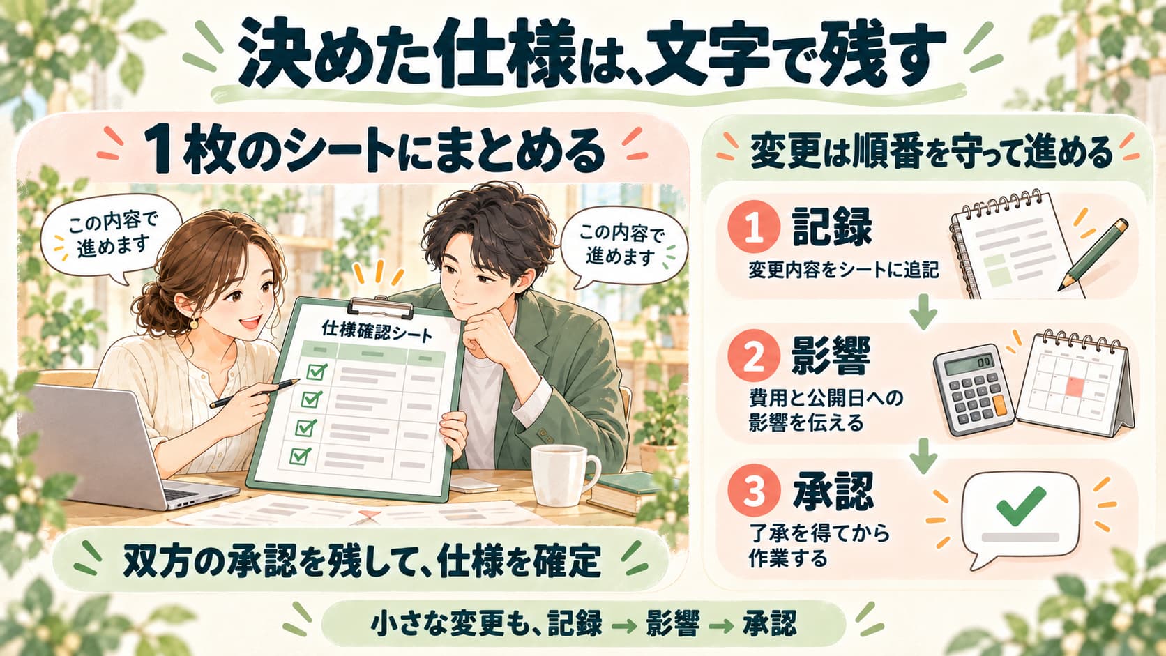 Web制作で揉めやすい対象外の作業、修正範囲、検収基準の決め方